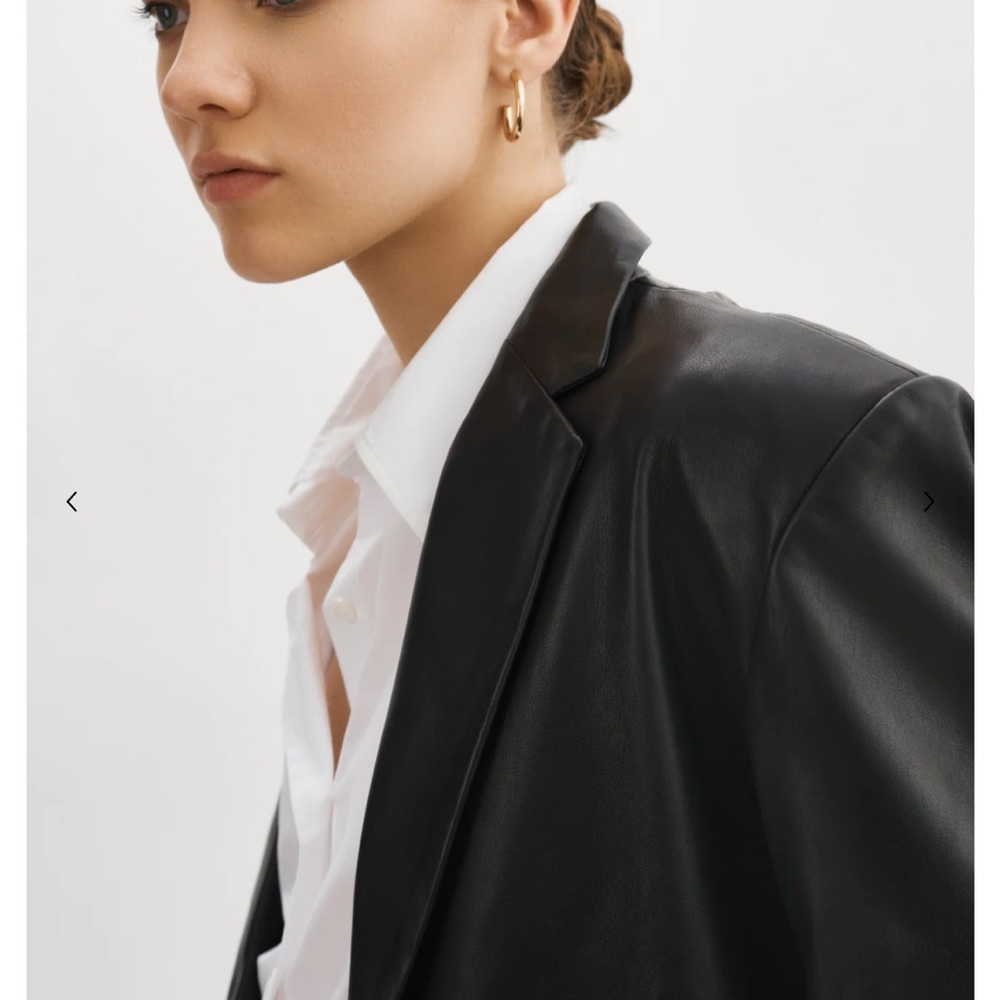 SEXY buttery soft Felina Classic Black Leather Jacket - Picture 2 of 8